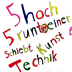 5 hoch 5 runter | einer schiebt<br />
ein Kunst- und Technikprojekt zur Kunstvermittlung <br />
     an der <strong>Grundschule am Schäfersee</strong> in Berlin Reinickendorf<br />
     mit der <strong>Klasse 4b</strong> und <strong>Frau Ahnert</strong><br />
     von Christian Bilger und Ulrike Barchet